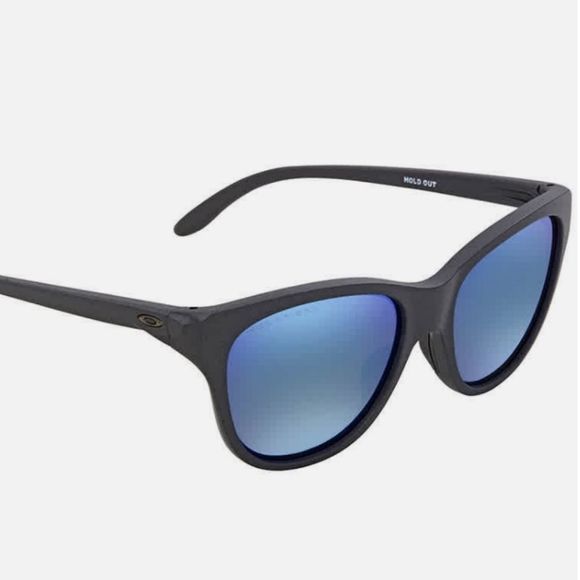 Oakley On Hold Sunglasses- Sapphire Iridium Polorized Lenses Steel Frame main image 4
